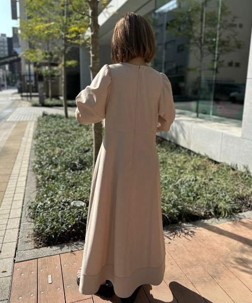 「RIRIYANO」 半袖ワンピース MEDIUM ブラック レディース_画像8