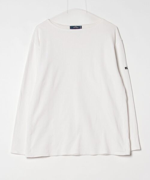 SAINT JAMES ホワイト 長袖 Tシャツ　サイズT7 SAINT JAMES（セントジェームス） 長袖Tシャツ 40 ホワイト メンズ