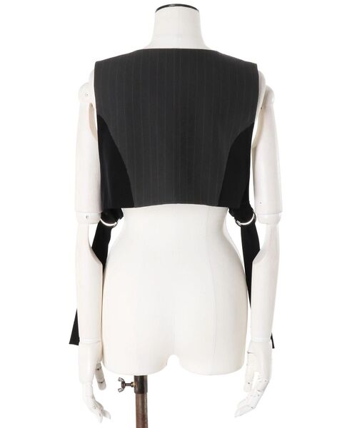 UN3D.（アンスリード） ASYMMETRY MIX VEST / アシンメトリーミックス