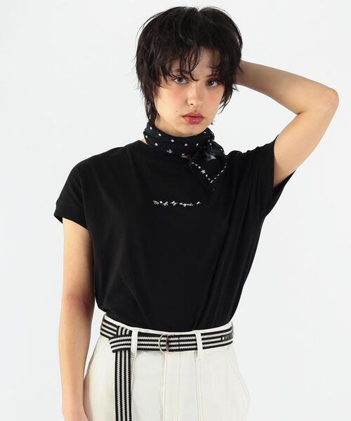 「To b. by agnes b.」 半袖Tシャツ 40 ブラック レディース_画像2
