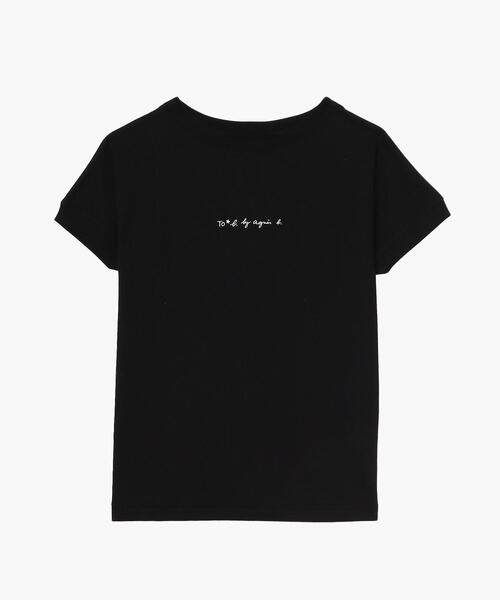 「To b. by agnes b.」 半袖Tシャツ 40 ブラック レディース_画像6