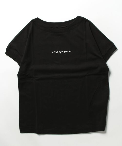「To b. by agnes b.」 半袖Tシャツ 40 ブラック レディース_画像8
