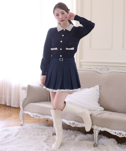 「one after another NICE CLAUP」 キュロット SMALL チャコールグレー レディース_画像2