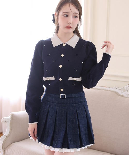 「one after another NICE CLAUP」 キュロット SMALL チャコールグレー レディース_画像3