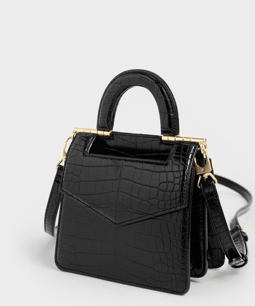 CHARLES ＆ KEITH（チャールズ&キース） ハンドバッグ ミニクロック