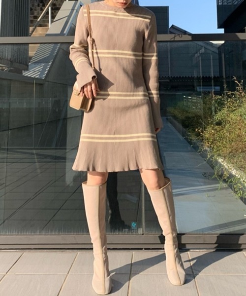 ワンピース ニットミニワンピース Zozotown Yahoo 店 通販 Yahoo ショッピング