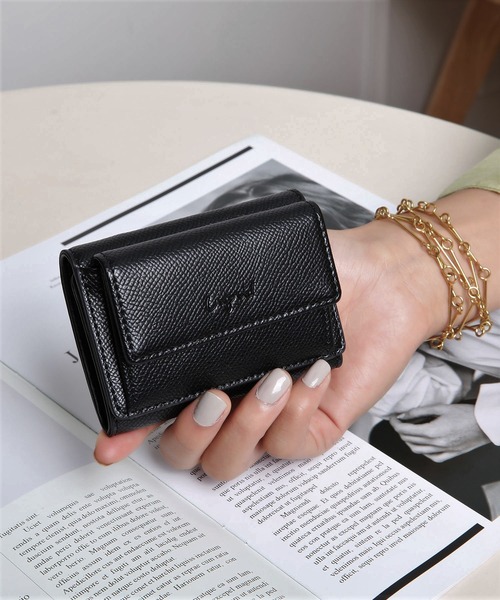 財布 Ungrid アングリッド グレインpuレザー 三つ折りミニウォレット Zozotown Paypayモール店 通販 Paypayモール