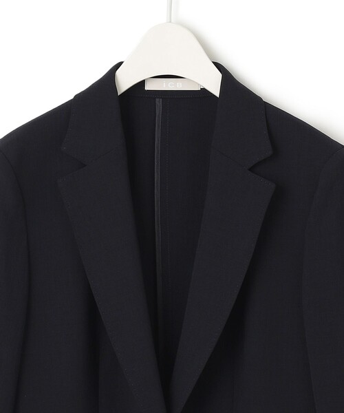 【美品】ICB 【美品】ICB 24年42テーラードジャケット L ストレッチ ICB（アイシービー） ジャケット テーラードジャケット 「洗える