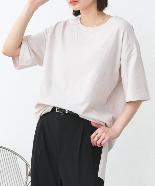 ad thie（アドティエ） tシャツ オーバーサイズ チュニック Tシャツ