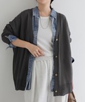 カーディガン UVカット接触冷感シアーカーディ...の詳細画像1