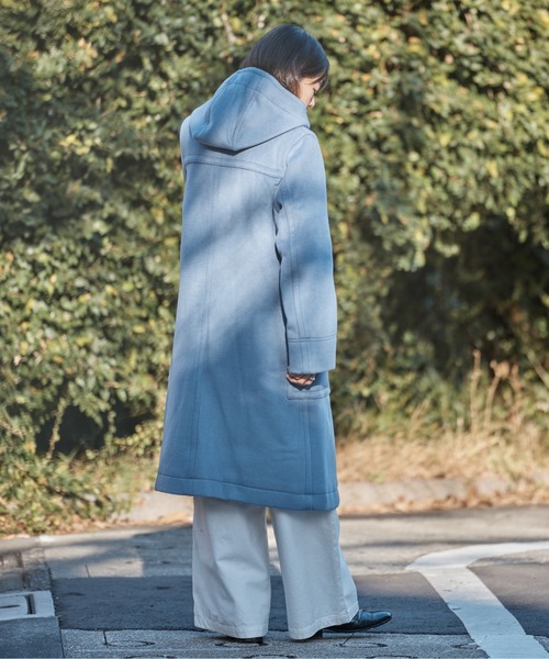 ダッフルコート コート W/Peメルトン ダッフルコート レディース