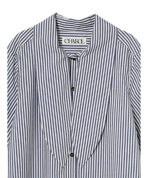 モノグラムハーフスリーブシャツ　CHAROL　シャツ　レディース c6283_750_r.jpg