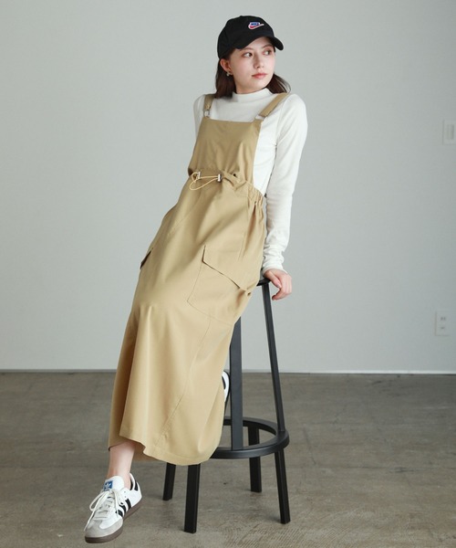 shetila ジャンパースカート スカートにもなる、「2WAY」大人