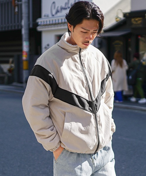 joker（ジョーカー） ブルゾン アウター ピーチスキンリバーシブルボア