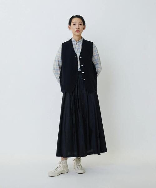 LOISIR ブラウス シャツ 二重フレアーカラーブラウス レディース 