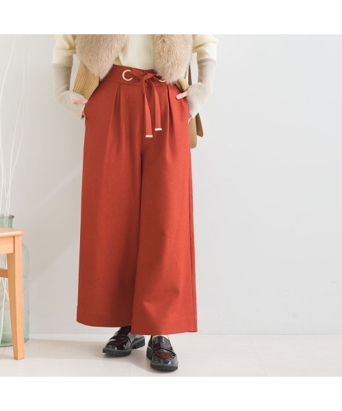 【美品】カルゼボリュームパンツ ベージュ 日本製 FURRY パンツ カルゼハトメパンツ レディース : ZOZOTOWN Yahoo!店