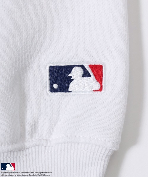 パーカー メンズ 2024SS MLB/メジャーリーグベースボール チームロゴ刺繍 スウェット プルオーバーパーカー フーディー レディース メンズ｜zozo｜16