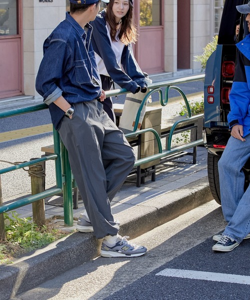 THE CRAFT CREW PRODUCTS パンツ 撥水ナイロンウェービングベルト裾