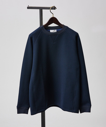 アバハウス（ABAHOUSE）/【スウェット / ニット】クォーターゲージ ラグランスリーブ プルオーバー ABAHOUSE（アバハウス） トレーナー スウェット 「スウェット / ニット