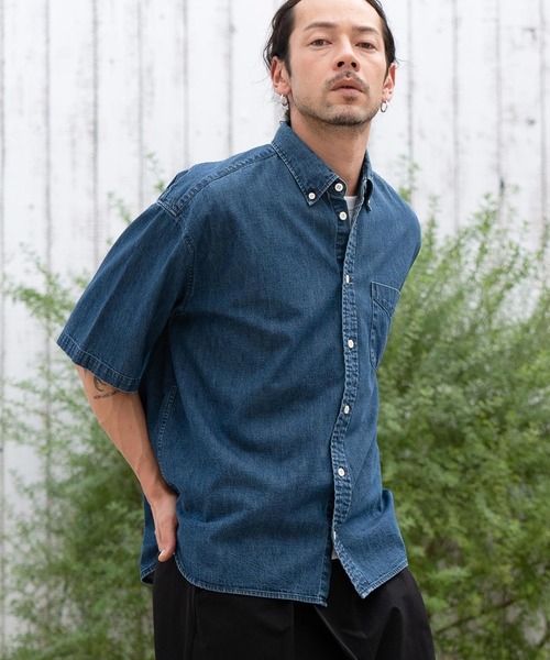 CAMBIO（カンビオ） シャツ mhs2142- ヴィンテージウォッシュデニムA