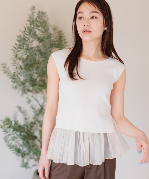 mysty woman tシャツ マルチWAYビスチェセットプルオーバー