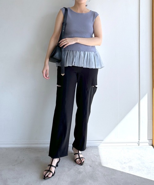 mysty woman tシャツ マルチWAYビスチェセットプルオーバー