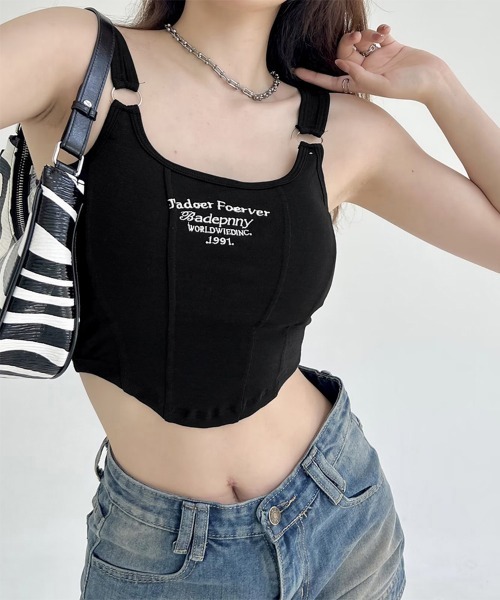 miniministore（ミニミニストア） タンクトップ ノースリーブ カップ