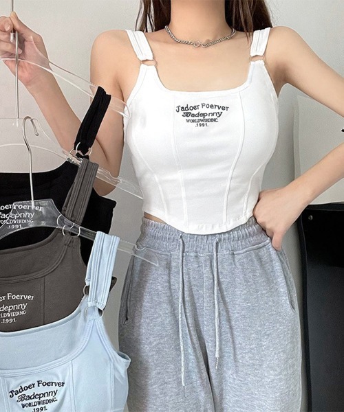 miniministore（ミニミニストア） タンクトップ ノースリーブ カップ