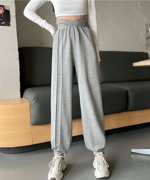 ROOP TOKYO スウェットパンツ ジャージ カットアウトデザイン