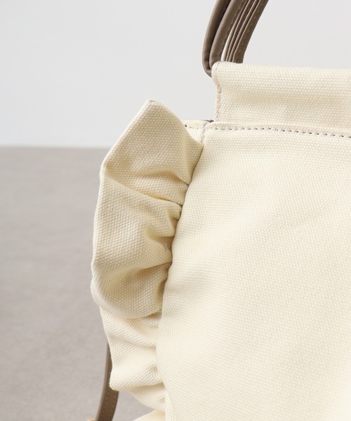 costil アイボリー ハンドバッグ　未使用 SUIT SQUARE 【スーツスクエア】レディース バッグdestyle 型
