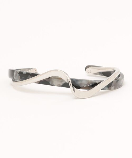 【美品】バングル3点セット TIMELESS&THREE バングル メタル＆アクリルバングル レディース