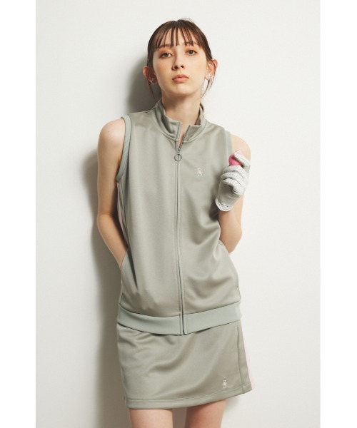 RIENDA GOLF tシャツ 「RIENDA GOLF」サイドラインノースリー