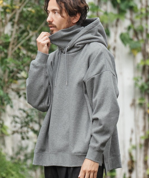 CAMBIO パーカー mpa3500-Boa Lining Sweat High Neck Hood Mix
