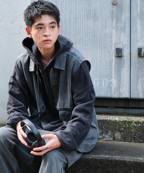 WEGO（ウィゴー） デニムジャケット gジャン WEGO/デニムベスト メンズ