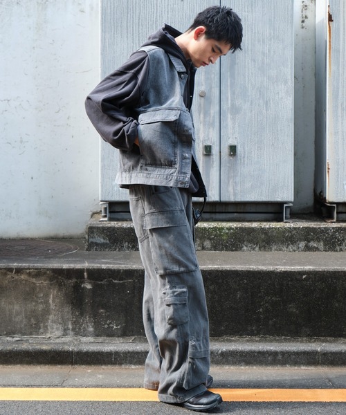 WEGO デニムジャケット gジャン WEGO/デニムベスト メンズ