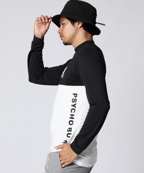 Psycho Bunny（サイコバニー） tシャツ 「WEB限定」切り替え モック