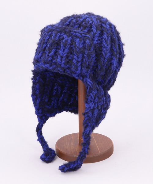 美品　CA4LA フライト　キャップ CA4LA（カシラ） キャップ 帽子 HAND KNITTED FLIGHT CAP メンズ