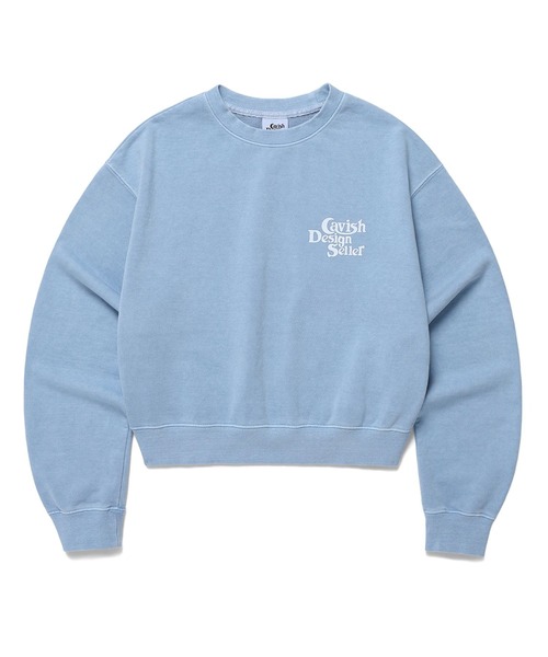 トレーナー スウェット CAVISH／ピグメントロゴプルオーバー（ウラケ） レディース Cavish トレーナー スウェット CAVISH／ピグメントロゴプル