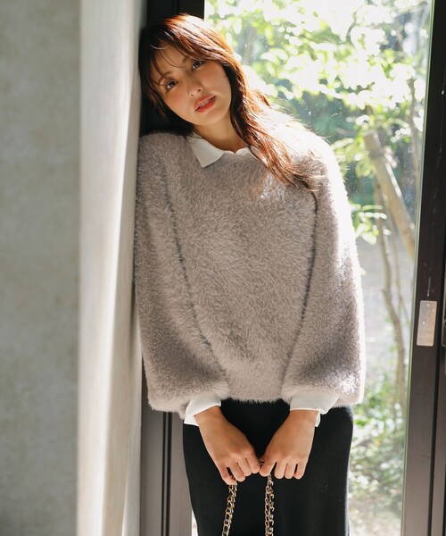 ANY SIS（エニィスィス） ニット セーター 「洗える」シャギー ニット