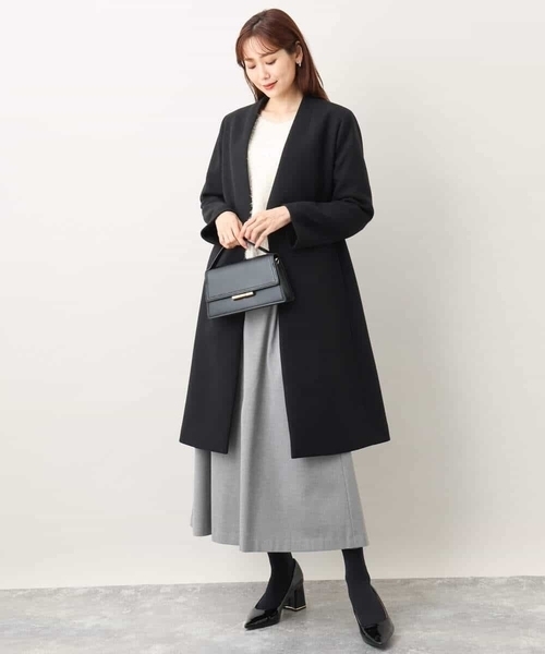 OFUON（オフオン） パンツ TRソフトストレッチガウチョパンツ/洗える