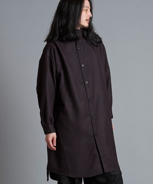 NO ID.（ノーアイディー） シャツ ms5854- ドローストリングスハイ