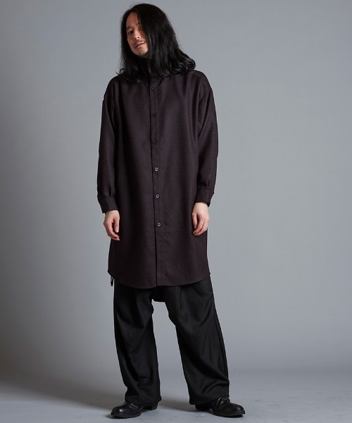 NO ID.（ノーアイディー） シャツ ms5854- ドローストリングスハイ