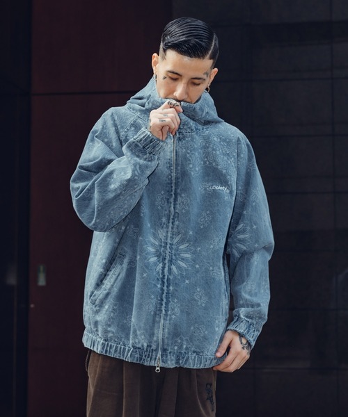 Subciety（サブサエティ） デニムジャケット gジャン Bandanna denim