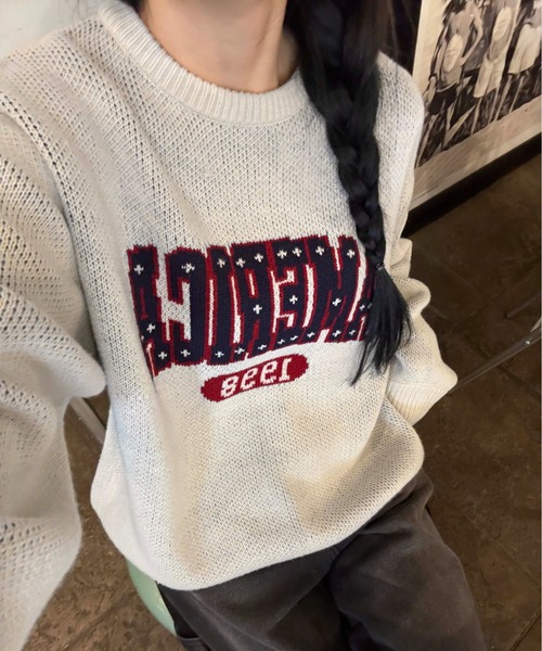 セーター ニット アソートデザインジャガードニット メンズ レディース