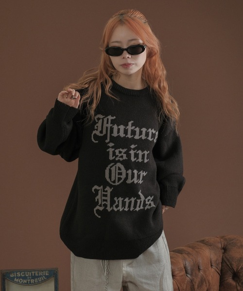 セーター ニット アソートデザインジャガードニット メンズ レディース