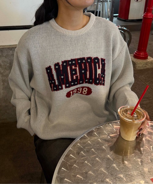 セーター ニット アソートデザインジャガードニット メンズ レディース