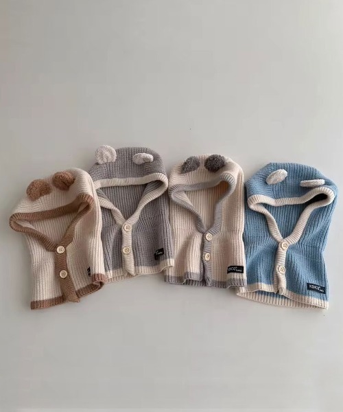 ネックウォーマー 「 Bambin / ボンバン 」 くまみみ ニット