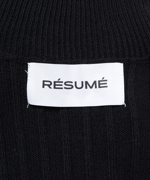 ニット セーター 「RESUME」COLLINRS KNIT N/S TOPS レディース メンズ M TO R ニット セーター 「RESUME」COLLINRS KNIT N/S TOPS