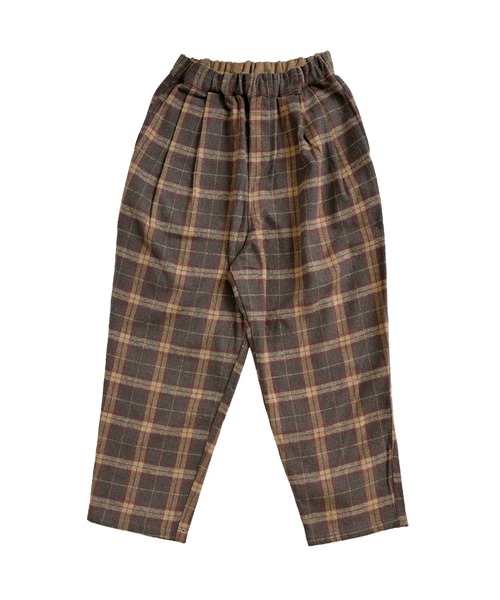 marai（マーライ） パンツ チェック柄タックパンツ ニュアンスカラー