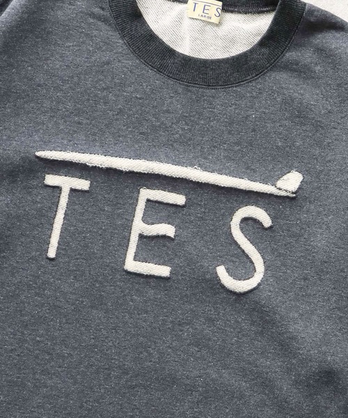 トレーナー スウェット TES LOGO OPAL FINISH 7SLEEVE SWEAT / 7分袖スウェット メンズ レディース_5
